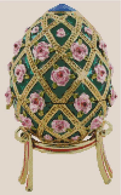 Faberge` Egg Counted Cross Stitch COMPLETE KIT No. 39-101