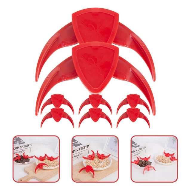 8 PCS MELON Gadget Peeled Artifact Hand Nuts Opener £8.65 PicClick UK