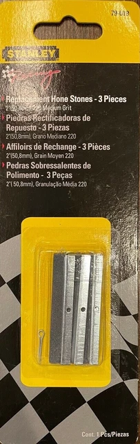 Stanley 3 Pc. Replacement Hone Stones 79-019La - Free Shipping