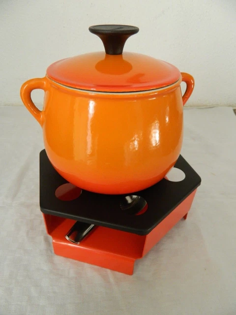 Le Creuset and Cousances Orange Red Cast Iron and Enamel Oven Dishes 3