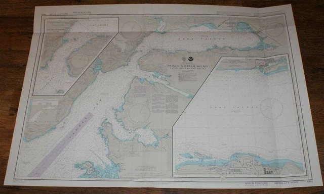 Nautical Chart No. 4982 USA, Alaska - S Coast, Prince William Sound, Valdez Arm