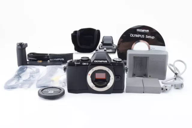 Olympus OM-D E-M5 16.1 MP Digital Camera 997shots w/ HLD-6G [Near Mint] #1982545