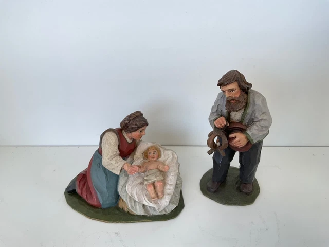 Krippenfigur Holz geschnitzt