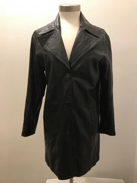 Manteau Long En Mouton Retourné Mac Douglas - Taille 38 - Marron - Occasion Excellent État