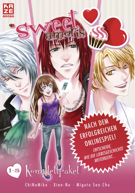 Sweet Amoris Komplettpaket mit Band 1-5, Kaze/Crunchyroll, Manga, deutsch, NEU 3