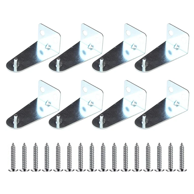 8 Pcs Blind Clips Curtain Metal Fittings blind clips for Door Window Replace
