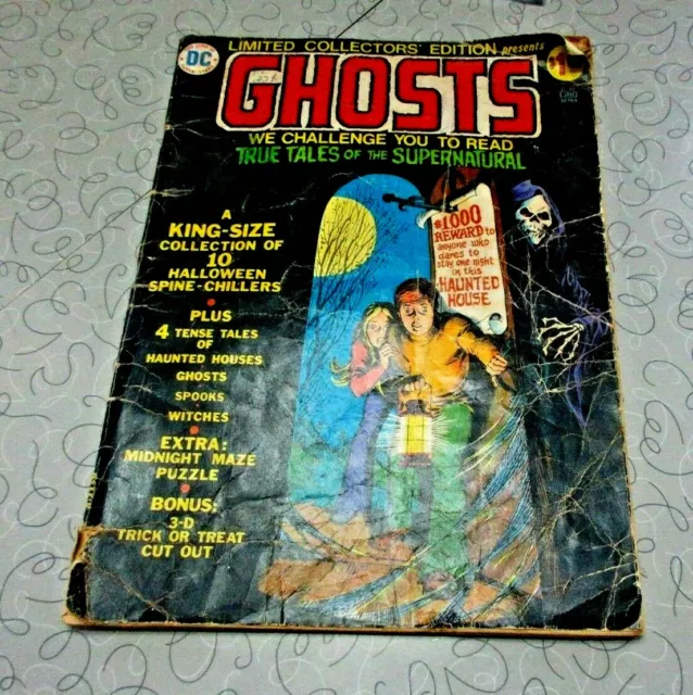 Dc Comics Ltd Collectors Edition Presents Ghosts  Vol 3 C-32 Jan 75 Complete