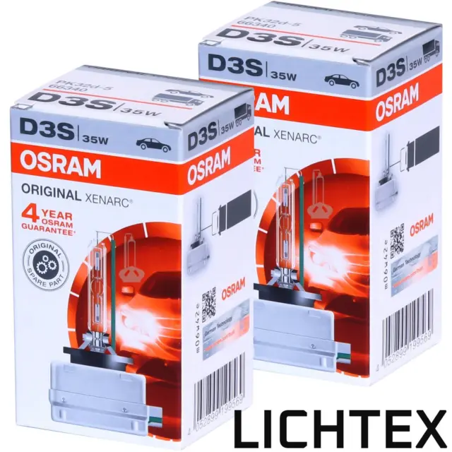 OSRAM D3S 66340 XENARC ORIGINAL Line Xenon Brenner Scheinwerfer Lampe für Audi