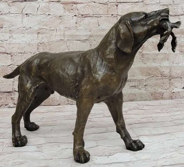 English Gordon Red Setter Hunting Bird Gun Dog Bronze Statue Sculpture Gift Art