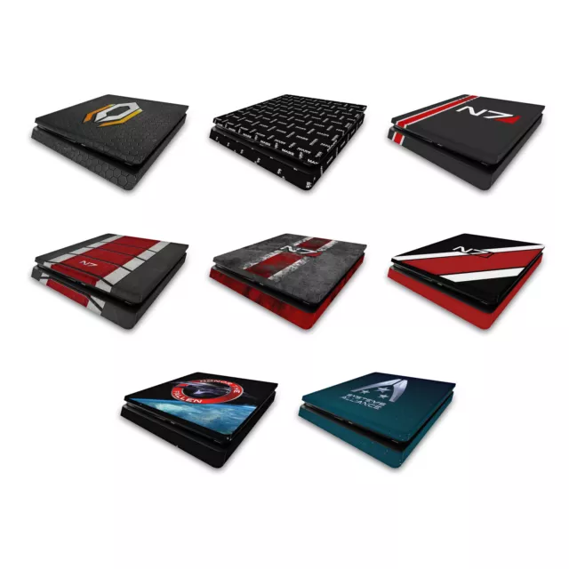 Official Ea Bioware Mass Effect Graphics Vinyl Skin For Sony Ps4 Slim Console