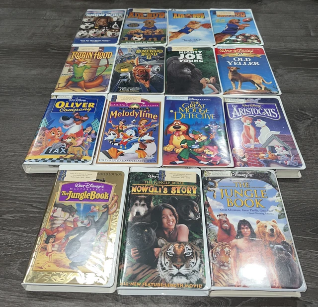 15 DISNEY VHS Tapes Animal Movies Black Diamond Masterpiece Collection RARE £168.17 PicClick UK