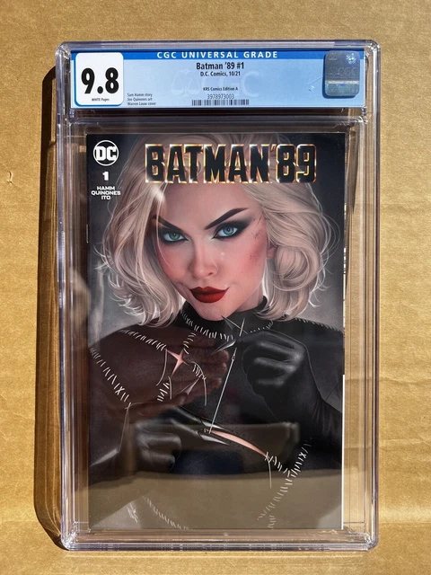 Batman '89 #1 KRS Comics Edition A Warren Louw Variant Michelle Pfeiffer CGC 9.8
