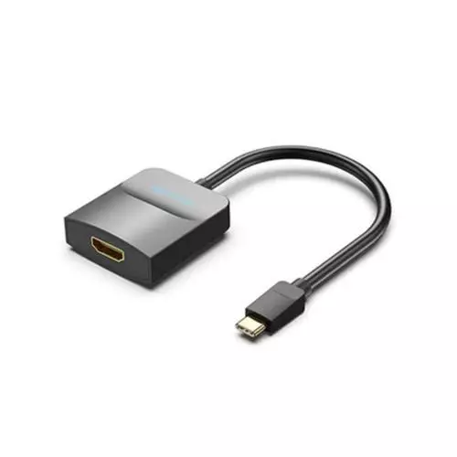 Vention TDCBB  Type-C to HDMI Adapter 0.15M Black ABS Type [TDCBB]
