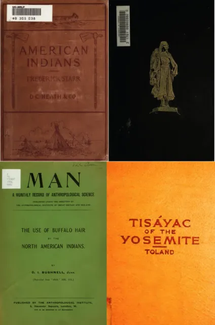 Native American Indians Culture History Wars Chiefs - 250 Rare Old Books on DVD