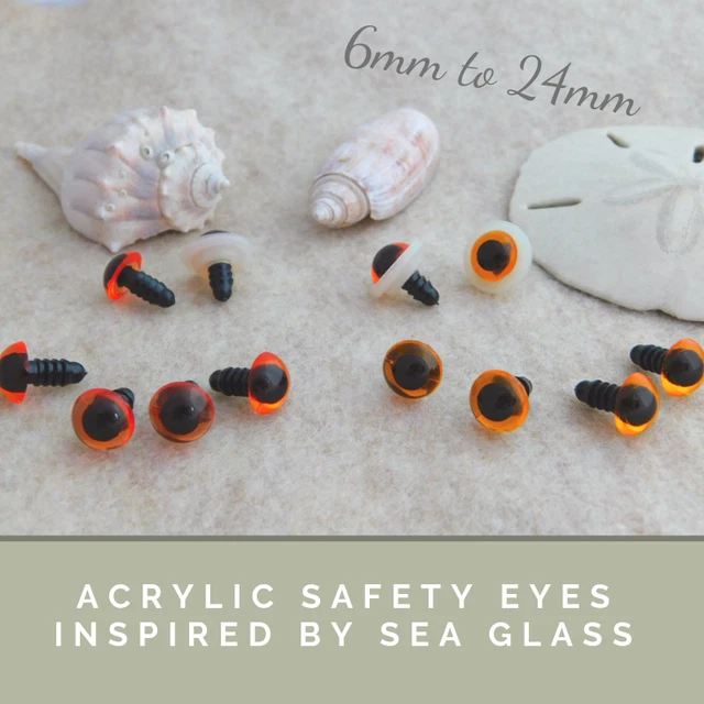 500pcs Plastic Safety Eyes and Noses for Amigurumi Crochet Craft