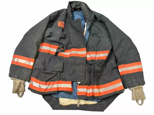 Firefighter Fireman Morning Pride Turnout Bunker Coat Jacket C 46 L 29/35 S 34