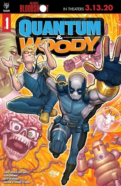 Quantum & Woody #1A, David Nakayama D.NA Cover Art, NM 9.4, 1st Print, 2020