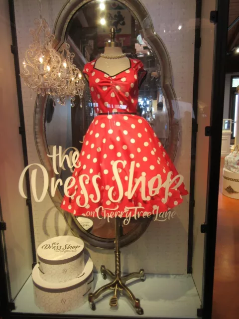 NWT Disney Parks Dress Shop Minnie Mouse - X-Small - The Original Red Polka Dots