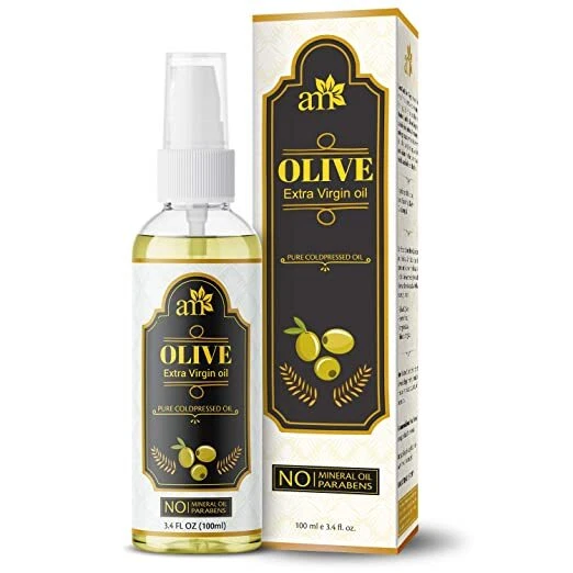 Aroma Almizcle Oliva Extra Virgen Aceite Puro Prensado en Frío Cara & Pelo,100ml