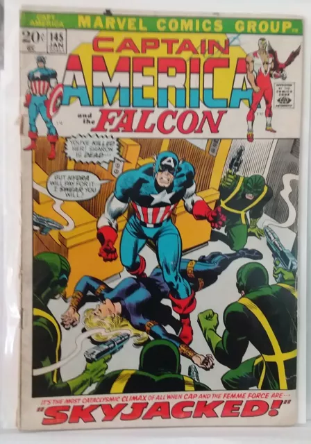 Captain America and the falcon(1st Series) #145 Marvel  | Dragon Cave Magic