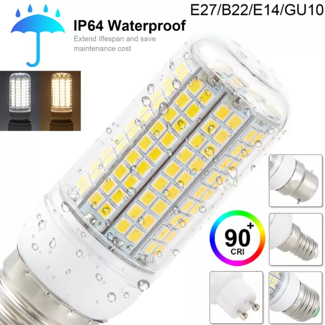 E27 B22 E14 GU10 1000LM LED Corn Light Bulb High Brightness Bulbs Lamp SMD2835