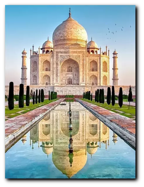 5D Diamond Painting Kit Taj Mahal DIY Art Rhinestone Cross Stitch Craft Picture