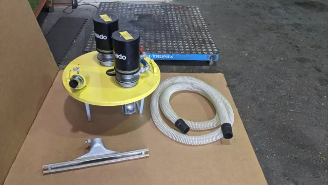 NEW Tornado Dual Venturi Wet/Dry Vacuum, Fits  55 Gal. rolled steel Drums 98694
