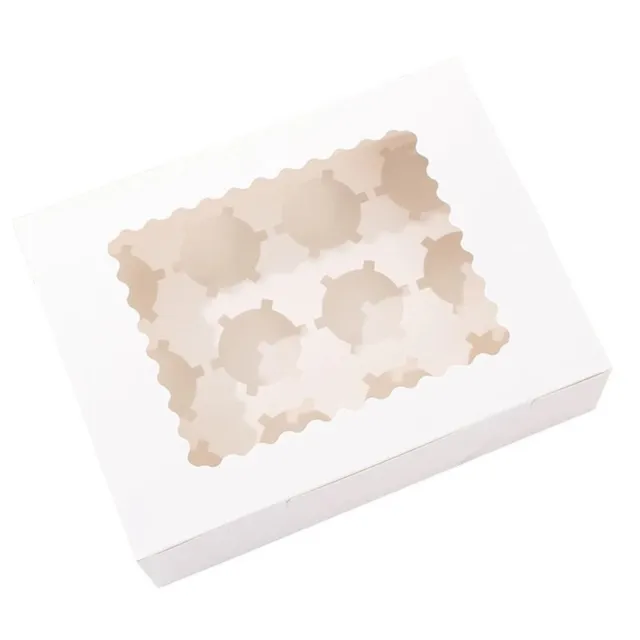 Totalmente Nuevas Cajas de Cupcakes de Cocina de Alta Calidad Caja de Papel Kraft 10 piezas Caja