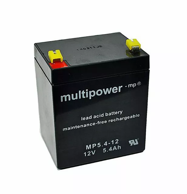 Multipower Blei Akku MP5,4-12 ersetzt Multipower-MP5-12, CTM AGM CT5-12