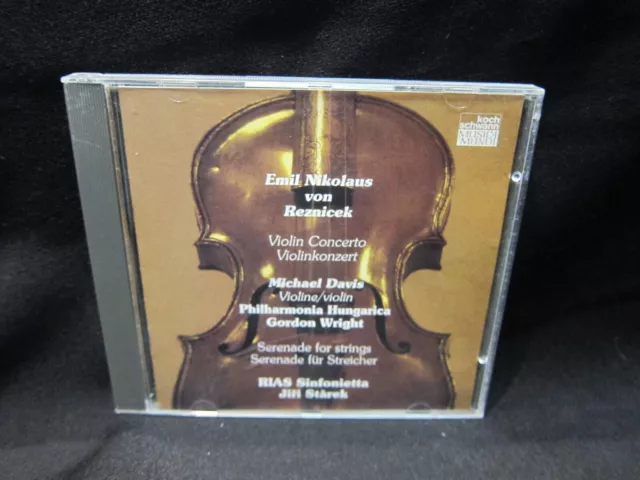 Emil Von Reznicek - Violin Concerto / Serenade For Strings - NM - NEW CASE!!!