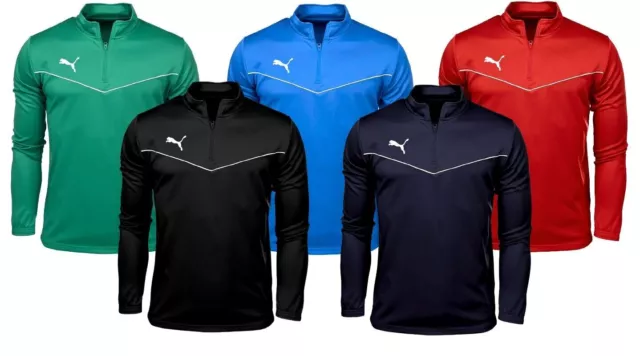 PUMA Men's TeamRISE 1/4 Zip Top Fitness Training Sweatshirt