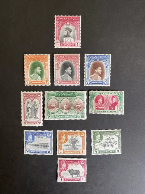 Bahawalpur  GVI Definitives/Commemoratives  Mint With Hinge Remains Or Better.