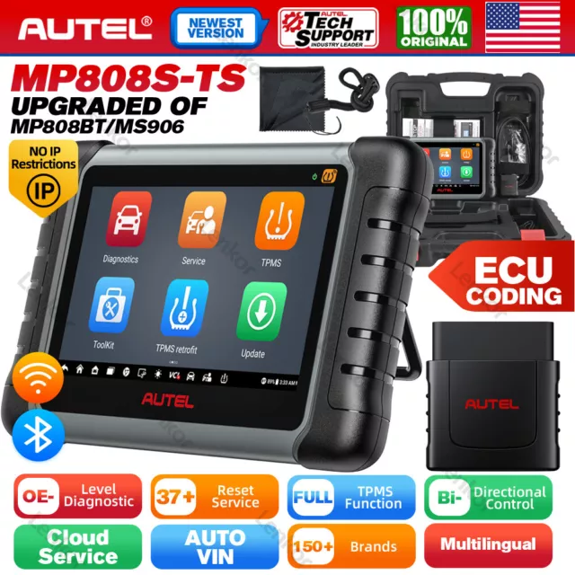 Autel MaxiPRO MP808S-TS Auto Diagnostic Scanner Tool TPMS Programming Key Coding