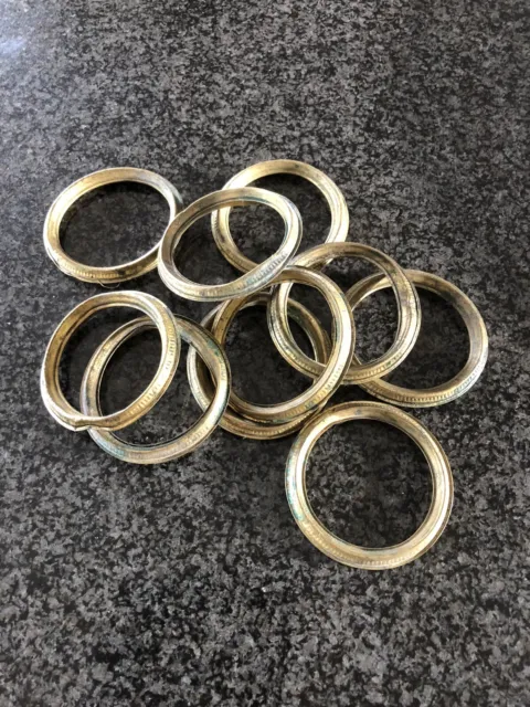 French Ormalou Brass Vintage Curtain Rings