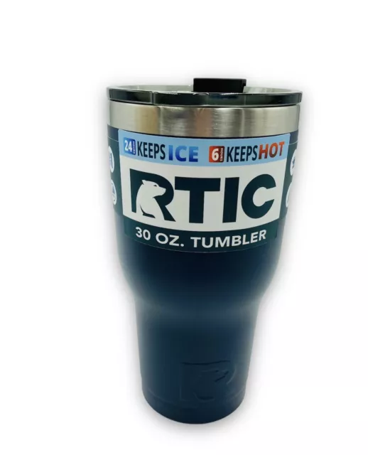 NEW RTIC 30 oz Tumbler Hot Cold Double Wall Vacuum Insulated Navy Matte