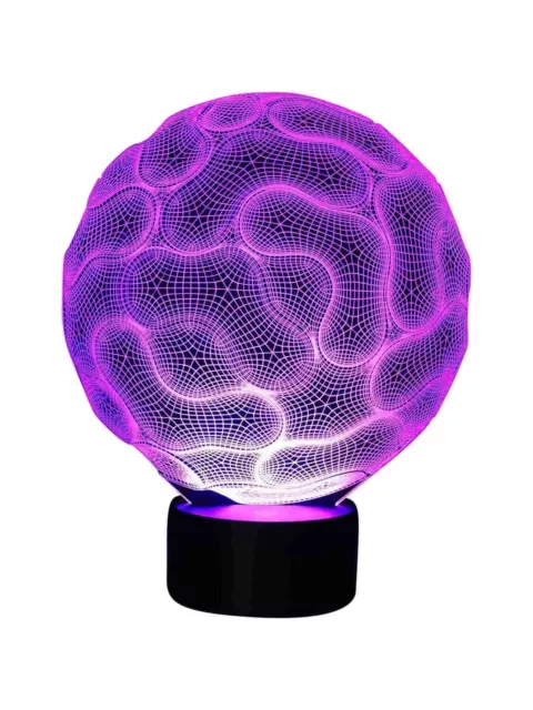 3D LED-Lampe Mehrfarben Gehirn Deko Tischlampe Wohnlicht  Farbwechsel Nachtlich