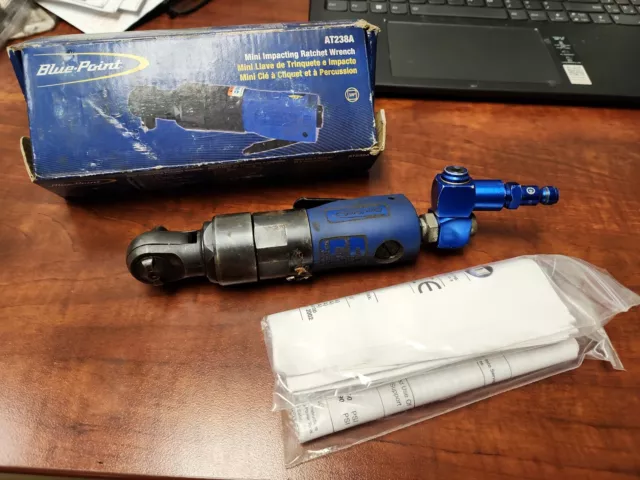 Blue-Point 3/8" drive Compact Mini Air Ratchet AT238A w/ swivel inlet and box