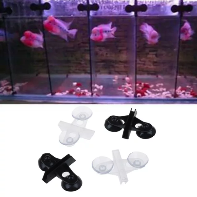 5 piezas divisor de tanque de peces acuario divisor de ventosa soporte de lámina de plástico seH_reino Unido