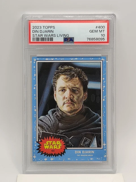 2023 Topps Star Wars Living Set #400 Din Djarin The Mandalorian PSA 10, PR 4024