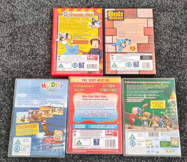 KIDS DVDS BUNDLE Bob the Builder, Fireman Sam £2.00 - PicClick UK