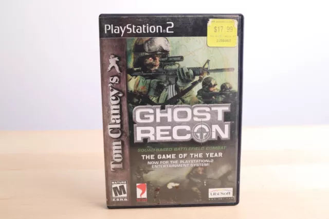 PlayStation 2 Games Ghost Recon Squad Based Battlefield Combat PS2 Video Game