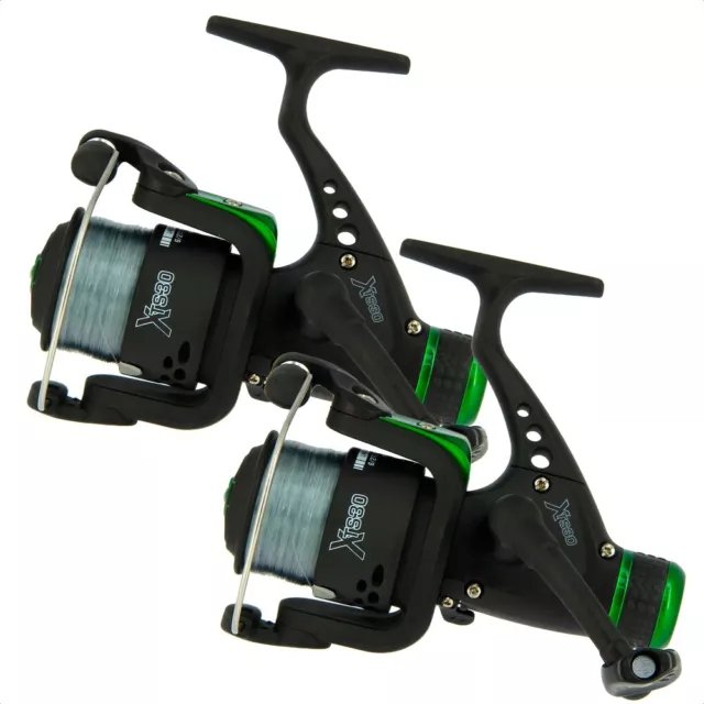 2 X FISHING Reels XTS30 Feeder Coarse Float Spinning Fishing Reel With 8lb  Line £15.95 - PicClick UK