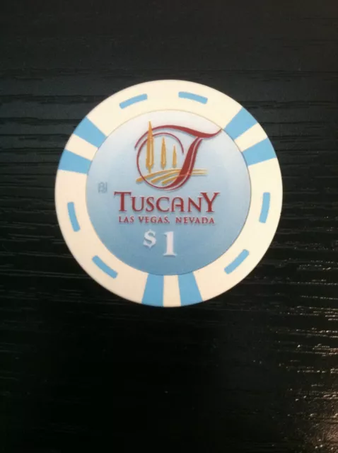 $1 Casino Chip -- Tuscany Hotel Casino -- Las Vegas Nevada -- "Collectible"