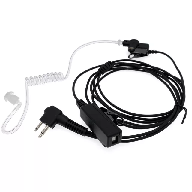 2 Wire Surveillance Mic Earpiece For Motorola Cp200 Pr400 Cls Hyt Radio Headset