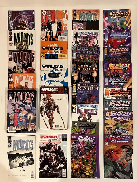 73 Wildcats  V1 #1-50 Complete Set (-12) + V2 / 3.0/ V4 + 1 Shots/ Minis Jim Lee 2