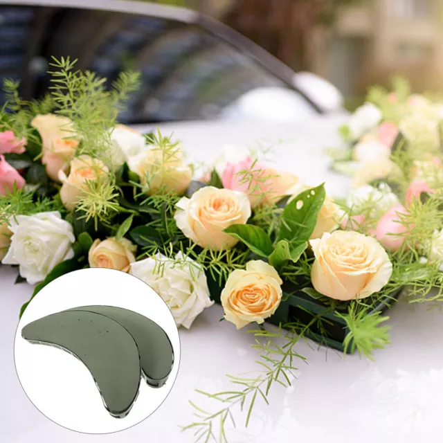 Moon Shape Floral Foam Blocks for Wedding Flowers (2pcs)-RO