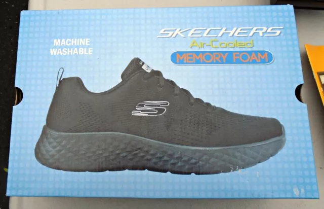 Skechers Men's Walking Shoes Air-Cooled Memory Foam Lightweight Sneakers Size 9