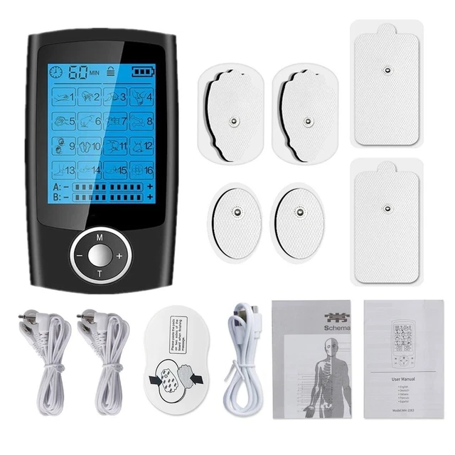 Électrostimulateur TENS/EMS YOLISTAR - 16 Programmes Anti-douleur - Rechargeable