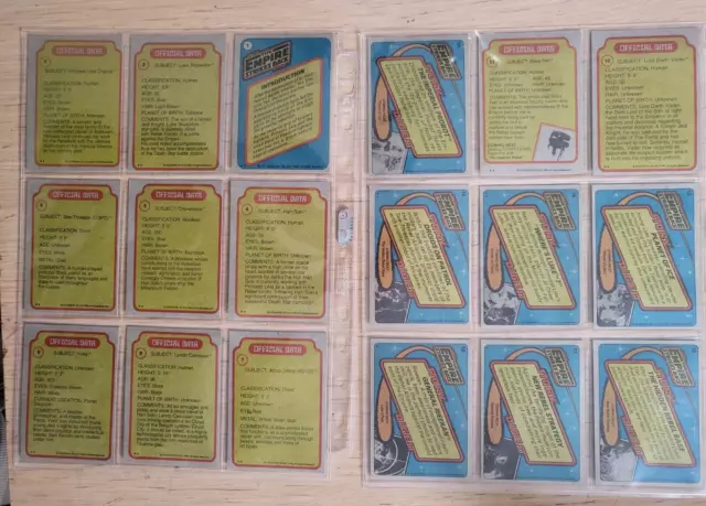 Topps Star Wars The Empire Strikes Back Series 1 , 1-132 Cards Set 1980 2
