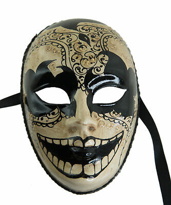 Mask from Venice Miniature Volto White Skull Sugar Calavera Head Death 425 2